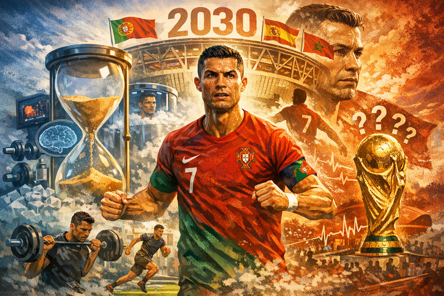 Ronaldo Eyes 2030 World Cup at 45, Forcing Football to Confront the Limits of Human Longevity