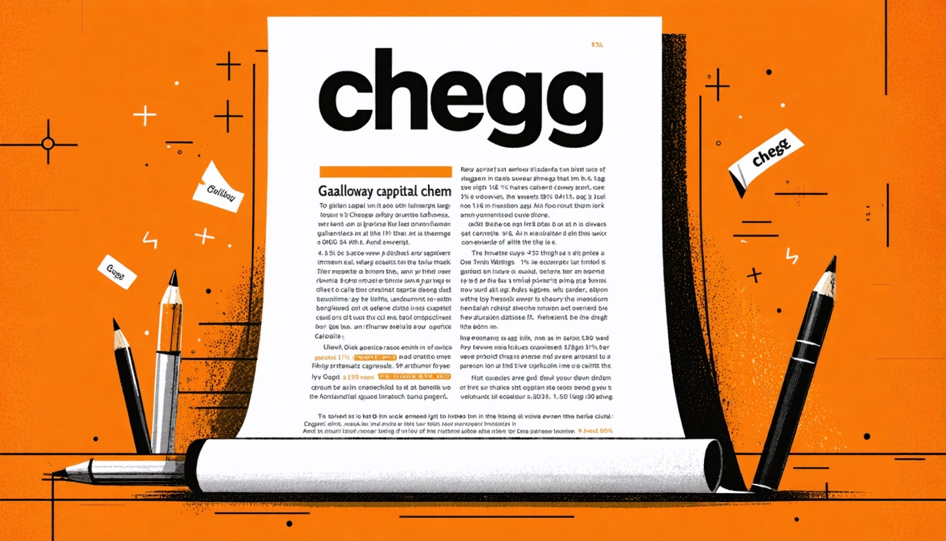 Galloway Capital Reveals Stake in Chegg, Drives 14% Share Surge